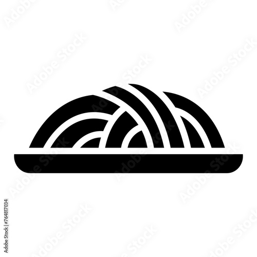spaghetti glyph icon
