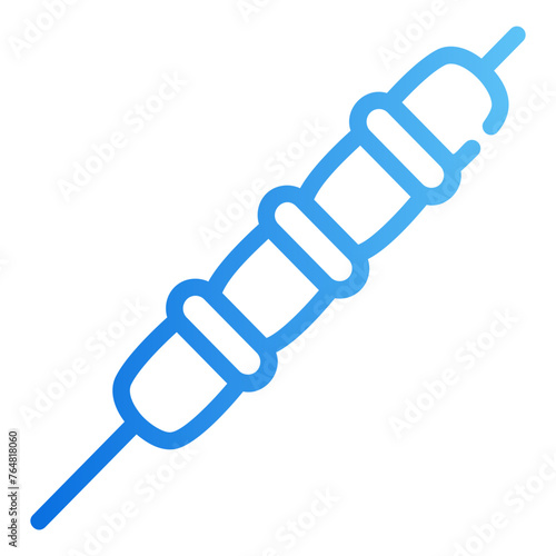 skewer gradient icon