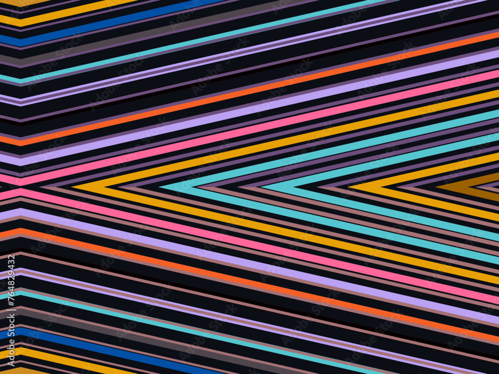 Abstract Background of Colorful Lines. Geometric Digital Art. Modern wallpaper. Abstract Background of Colorful Lines. Geometric Digital Art. Modern wallpaper.