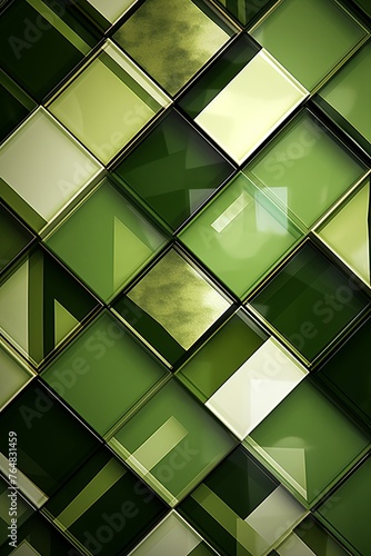 abstract glass tiles background color olive © Lenhard