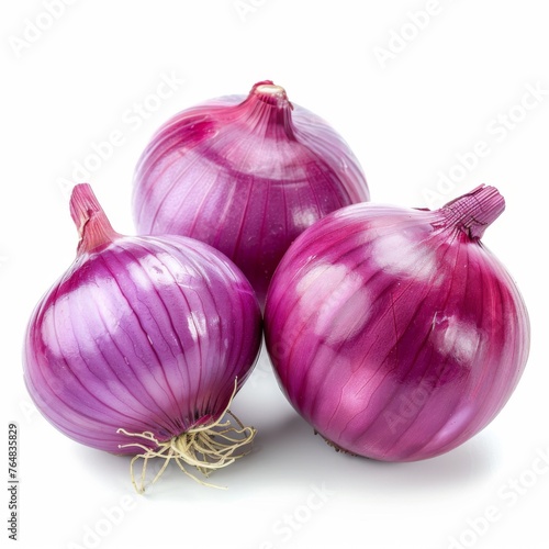 Onions isolated on white background  © Turhan