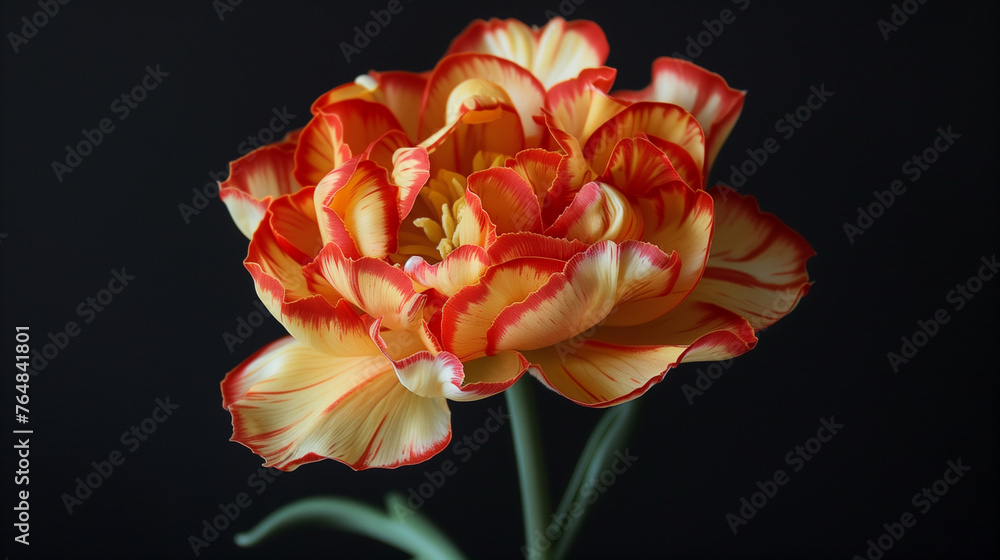 Close-up of mixed red and yellow flowers Close-up of mixed red and yellow flowers