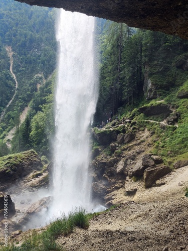 Pericnik waterfall  Slovenia. Pericnik waterfall in Logar valley in Slovenia