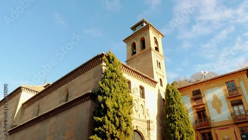 Church of San Gil in Granada, Spain photo