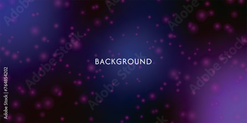 abstract deep blue background beautiful iridescent gradient with bokeh stardust, shiny glitter. . Bright colorful modern design for poster, presentation, web page, postcard, banner