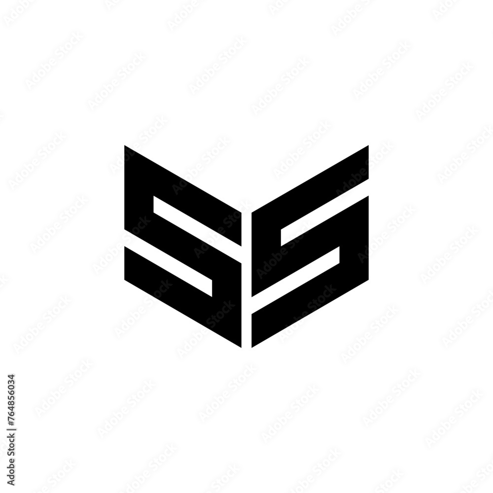 SS letter logo design with white background in illustrator, cube logo, vector logo, modern alphabet font overlap style. calligraphy designs for logo, Poster, Invitation, etc. SS letter logo design with white background in illustrator, cube logo, vector logo, modern alphabet font overlap style. calligraphy designs for logo, Poster, Invitation, etc.