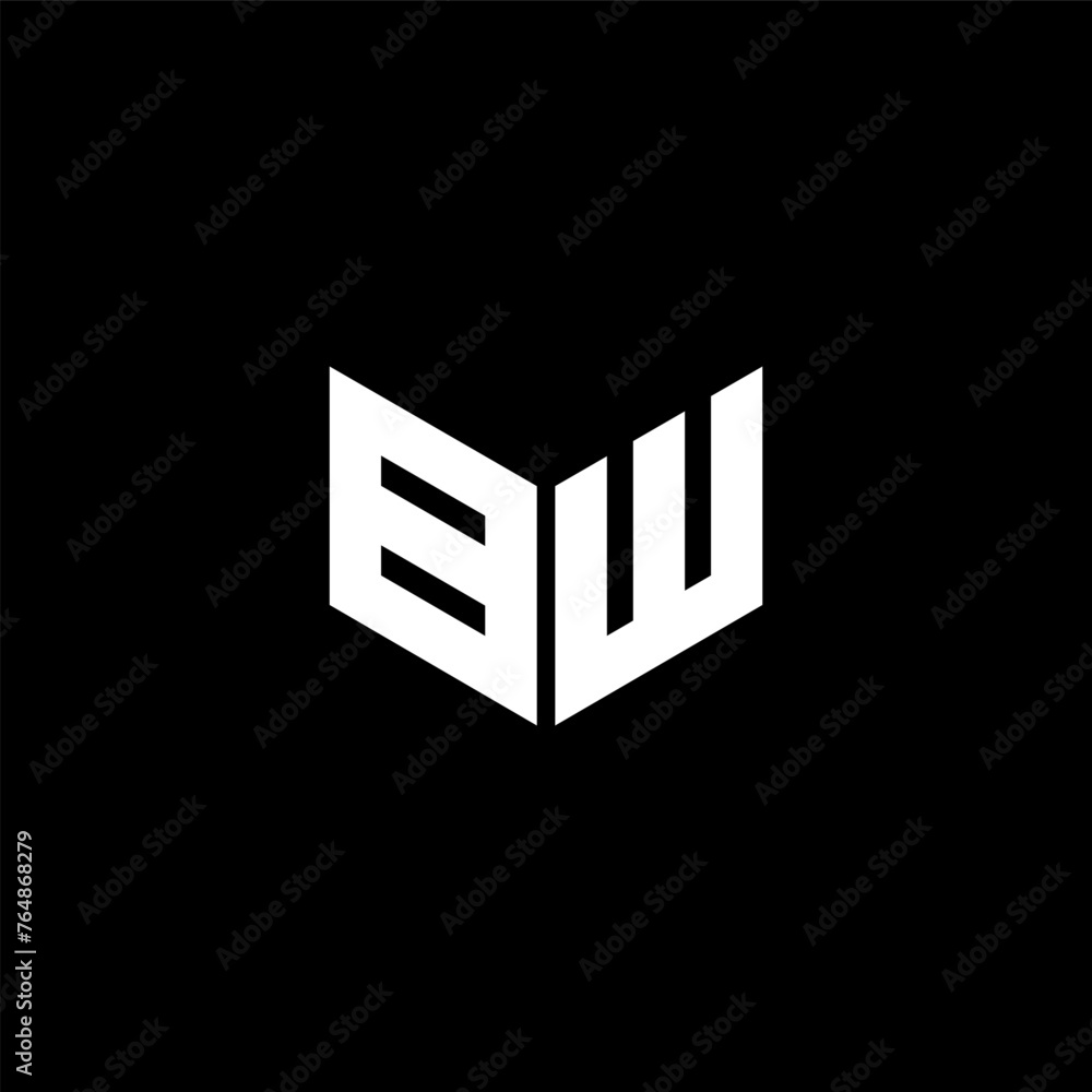 BW letter logo design with black background in illustrator. Vector logo, calligraphy designs for logo, Poster, Invitation, etc. BW letter logo design with black background in illustrator. Vector logo, calligraphy designs for logo, Poster, Invitation, etc.