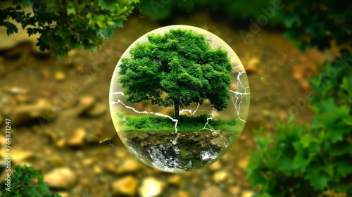 Conception of ecology photo
