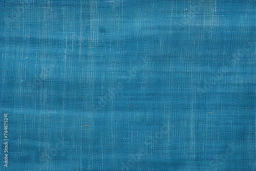 Azure raw burlap cloth for photo background, in the style of realistic textures