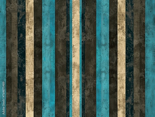 Azure strips and dark brown stripes wallpaper