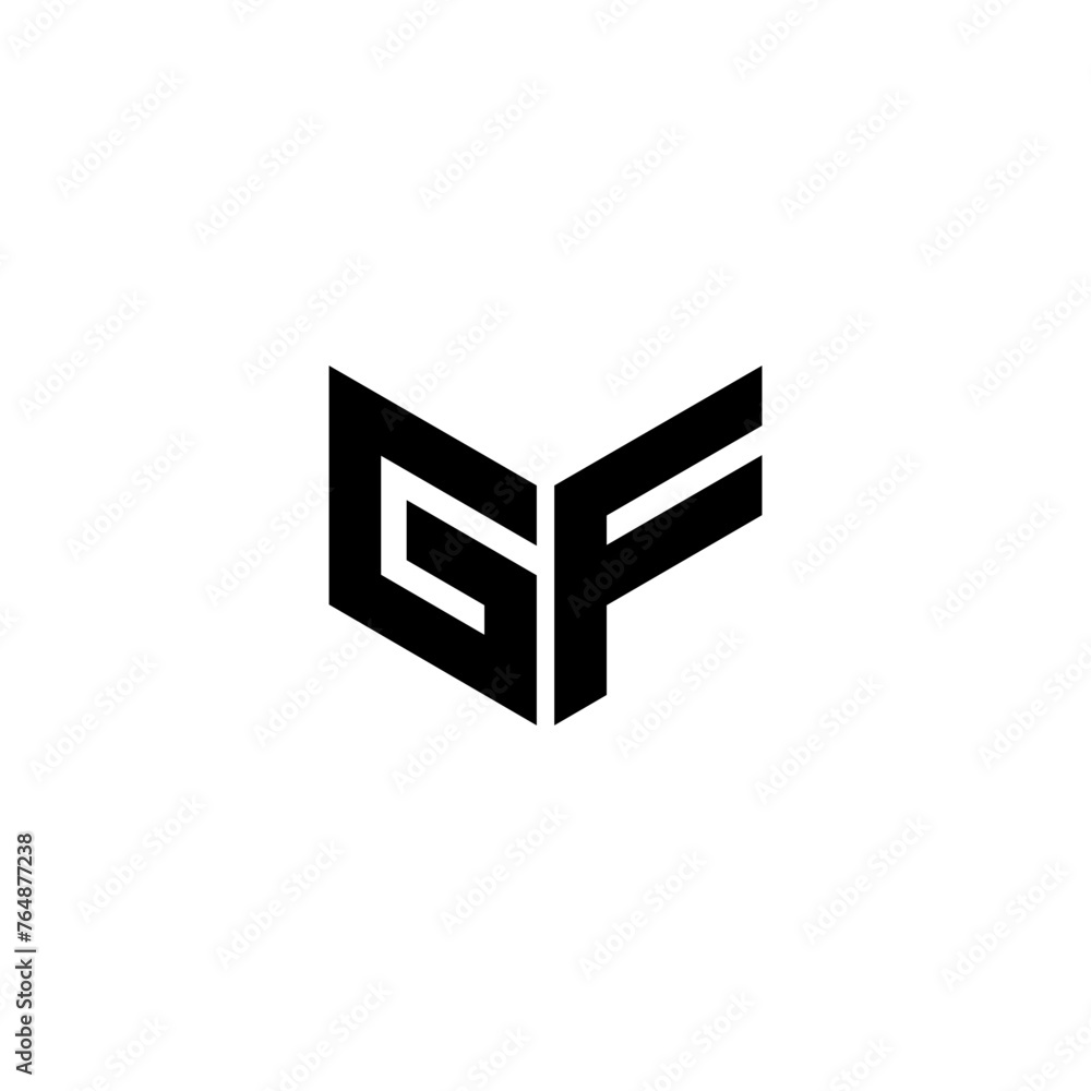 GF letter logo design with white background in illustrator. Vector logo, calligraphy designs for logo, Poster, Invitation, etc. GF letter logo design with white background in illustrator. Vector logo, calligraphy designs for logo, Poster, Invitation, etc.