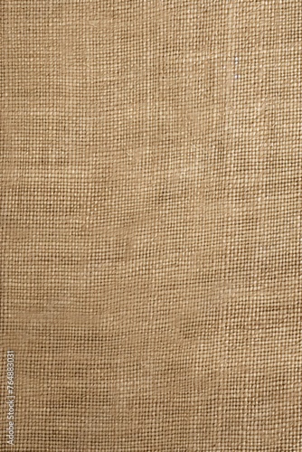 Beige raw burlap cloth for photo background