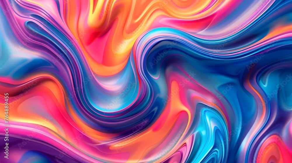 Dynamic swirls of colorful liquid paint, high-quality wallpaper showcasing vibrant fluid background Dynamic swirls of colorful liquid paint, high-quality wallpaper showcasing vibrant fluid background