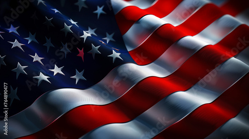 Country flag, American Wave Flag,  Independence day of America, 4 of july happy independence day, labor day, Memorial Day, National American flag, United States Flag, 4th July national holiday, Ai 