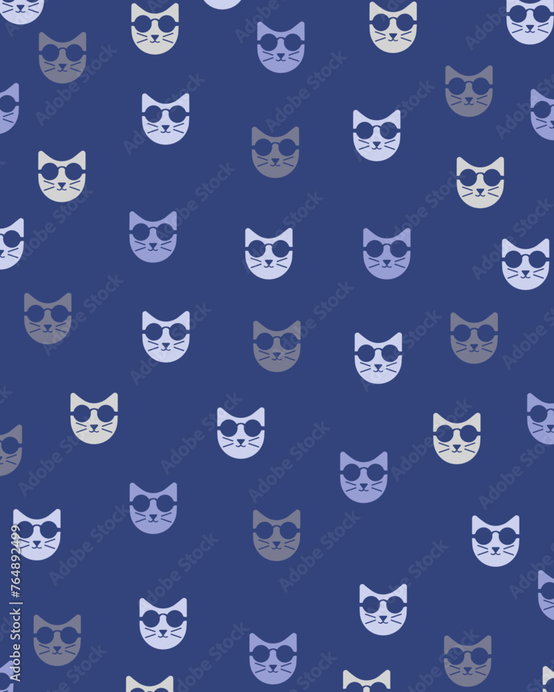 Cute and funny cats doodle vector set. Cartoon cat or kitten characters design collection with flat color in different poses. Set of purebred pet animals isolated on white background.