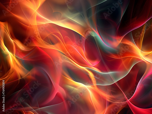 Wallpaper Mural Abstract Vibrant Light and Dark Contrasts Bold Background Artistic Creation Torontodigital.ca