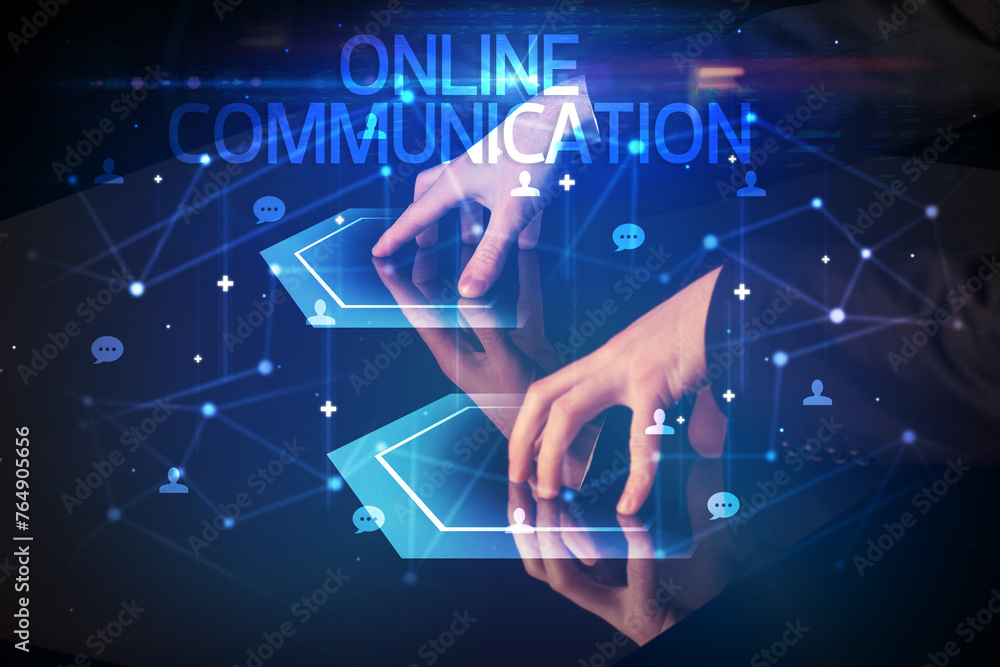 Navigating social networking with social icons Navigating social networking with social icons