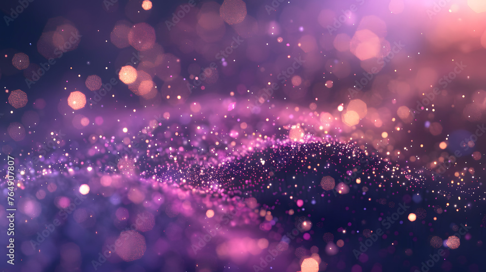 Glowing Particle Dance Abstract Background with Dynamic Light Movement ...