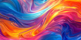 Harmonious Blends of Color Unveiling Abstract Background Artistic Creation.