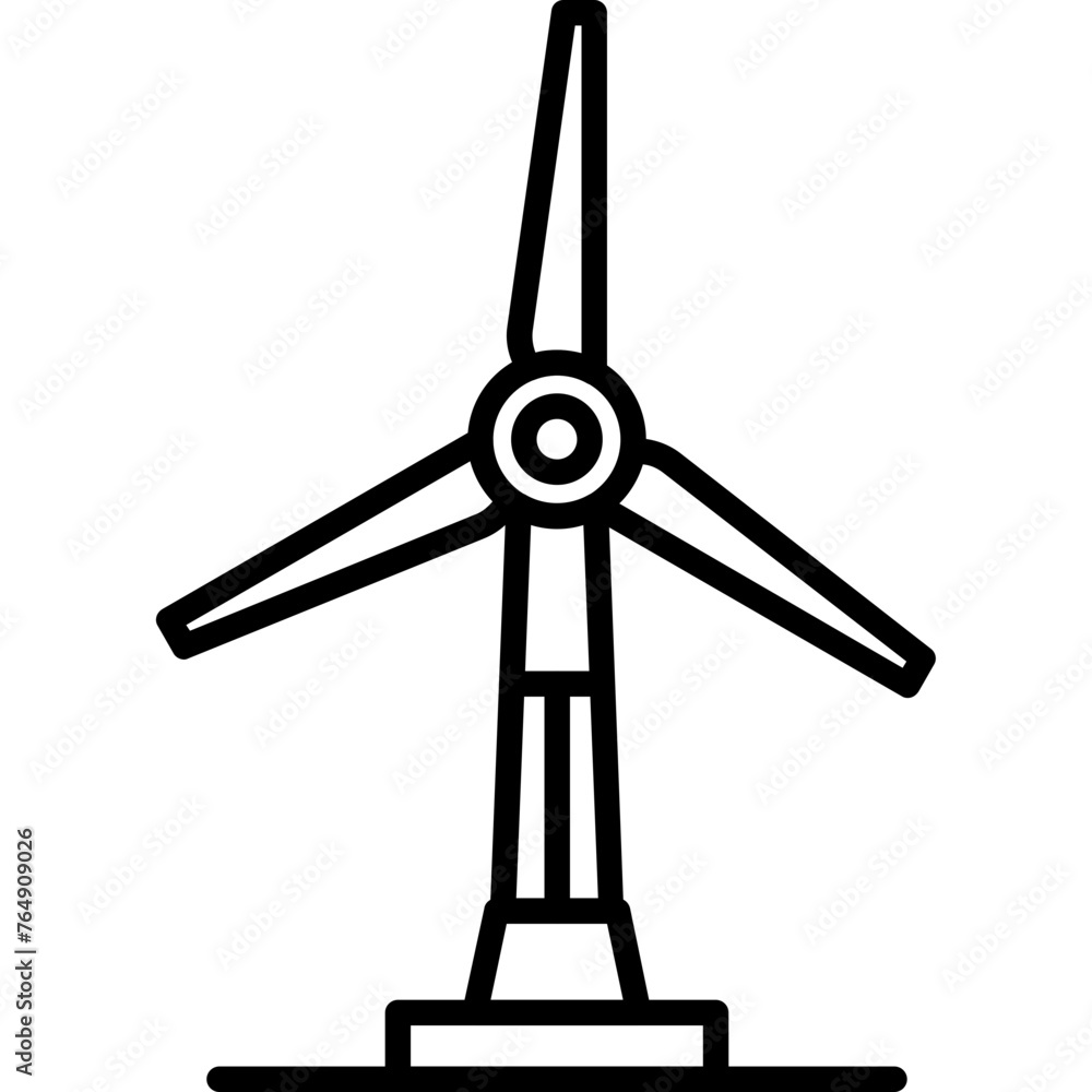 Wind Turbine Icon Wind Turbine Icon