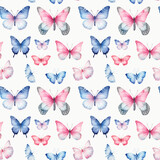 Beautiful Watercolor Butterflies Tile Artwork for Wall Decoration