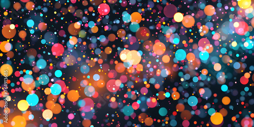 Wallpaper Mural Colorful Playful Dots Abstract Background Scattered Vibrant Colors Concept Torontodigital.ca