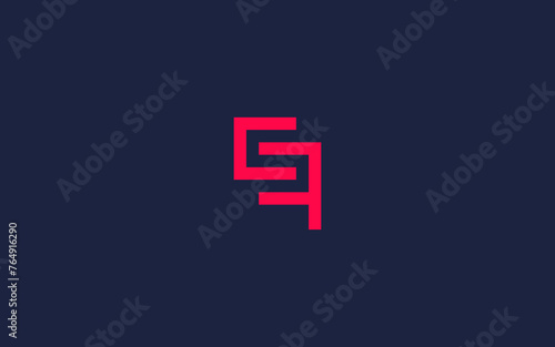 letter sf with square logo icon design vector design template inspiration photo