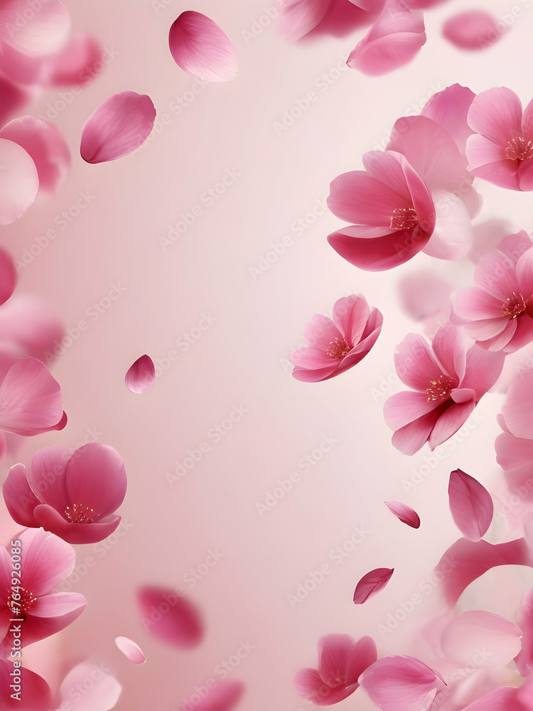 분홍꽃잎