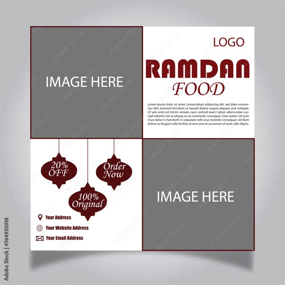 Ramdan social media design Ramdan social media design