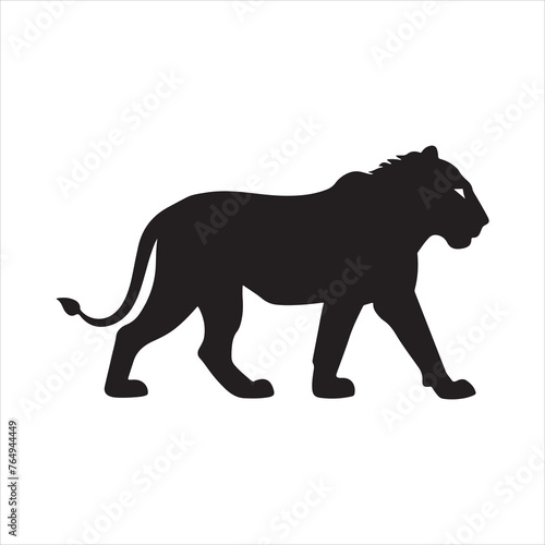 lion silhouettes