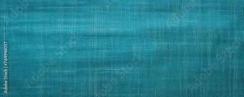 Cyan raw burlap cloth for photo background, in the style of realistic textures
