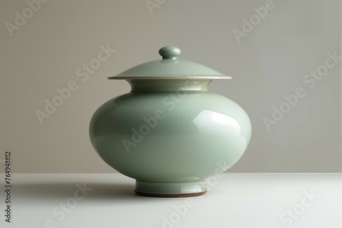 It is a celadon pottery with a beautiful blue color.
generative ai