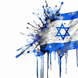 Vibrant flag of Israel