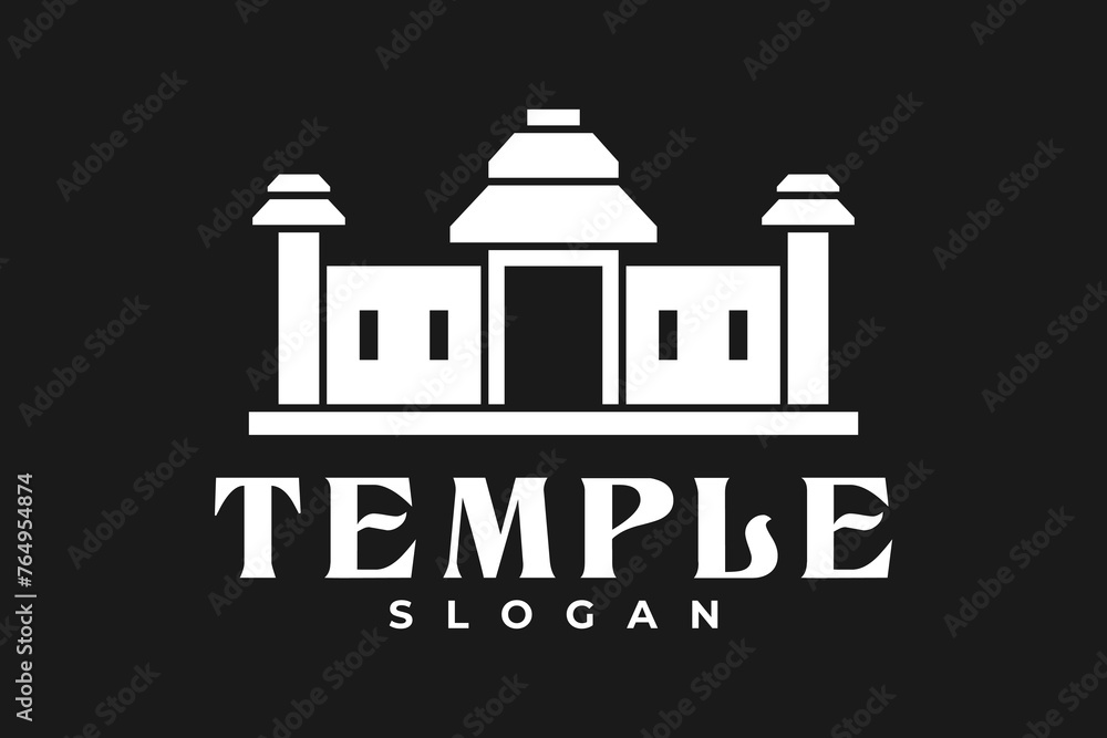 Vector Temple Building Logo Design
