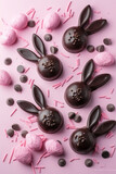 Chocolate bunny treats for Easter sweet bar
