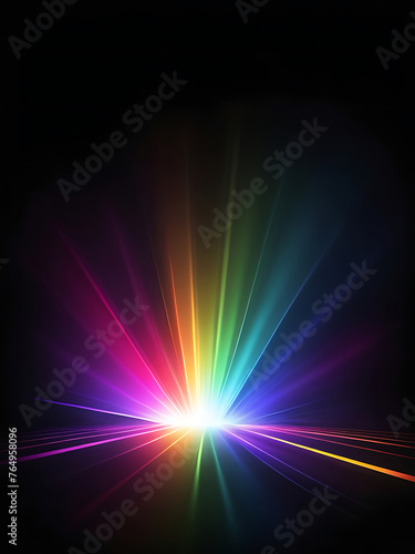 Red spectrum lights with black party club neon lights abstract wave mesh background  black background. wide banner  poster  header website  social media  editing video  background presentation. ai
