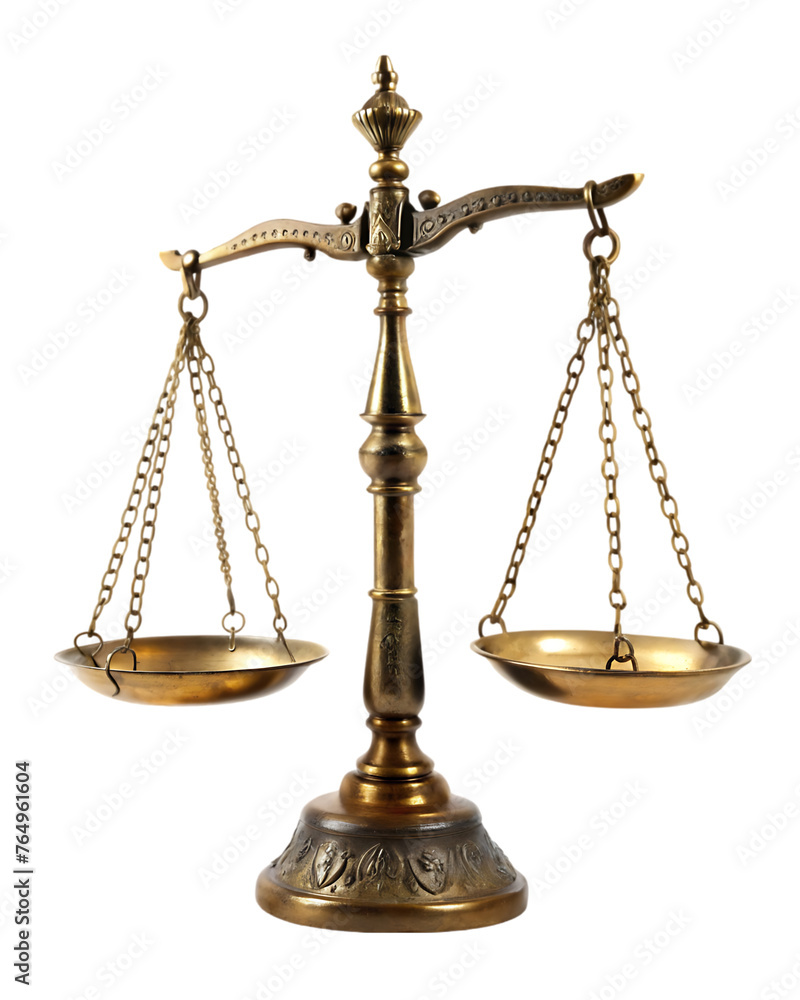 Balance scale isolated on transparent background Balance scale isolated on transparent background