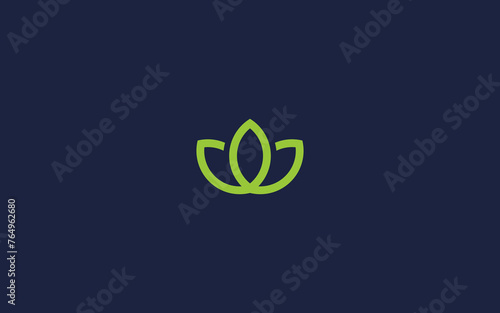 letter w with leaf logo icon design vector design template inspiration