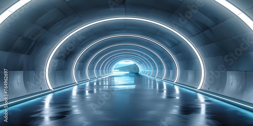 "A Crucial Transportation Tunnel Engineered by a Professional". Concept Transportation Infrastructure, Engineering Feat, Tunnel Construction, Civil Engineering, Urban Development