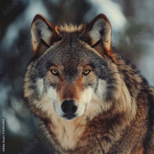 Portrait of wolf