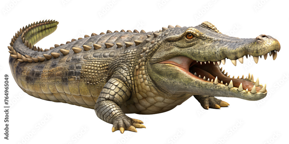 aggressive crocodile with open mouth and grungy skin and sinister look
aggressive crocodile with open mouth and grungy skin and sinister look
