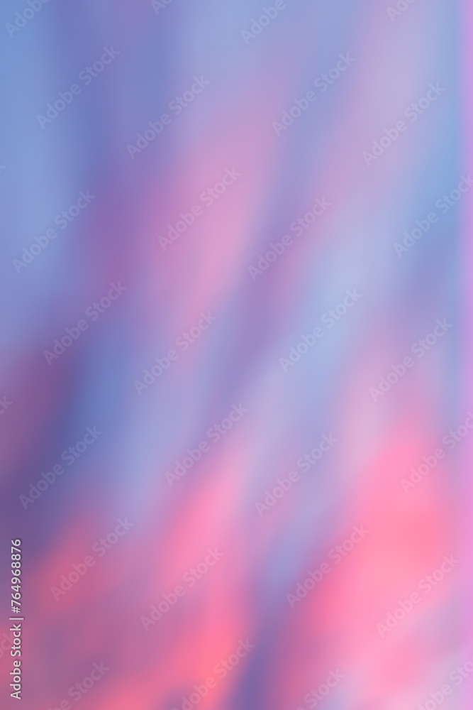 Calm pink-blue gradient background with spots smoothly flowing to each other.