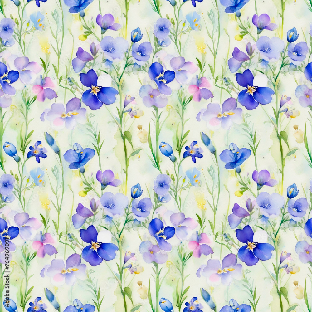 Fototapeta premium seamless floral background