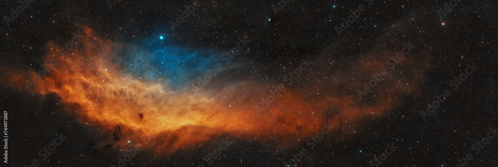 California nebula 2 panels mosaic Astro Photography