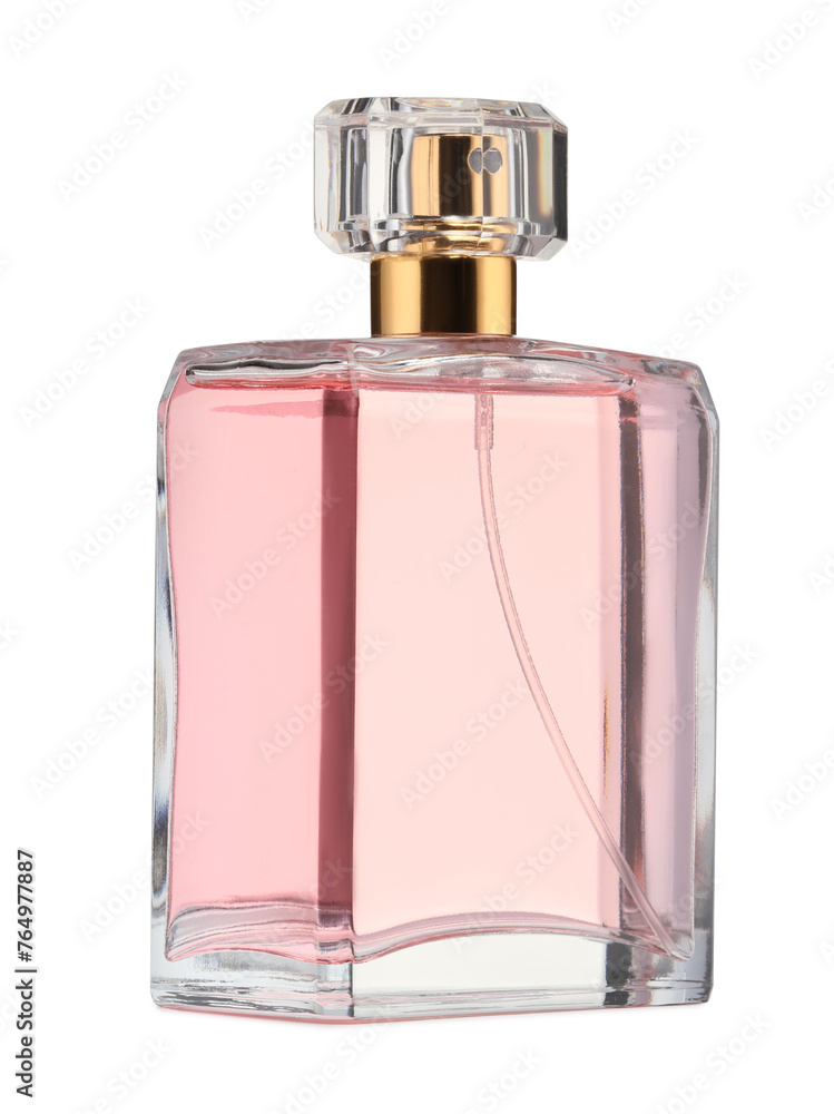 Luxury perfume in bottle isolated on white Luxury perfume in bottle isolated on white