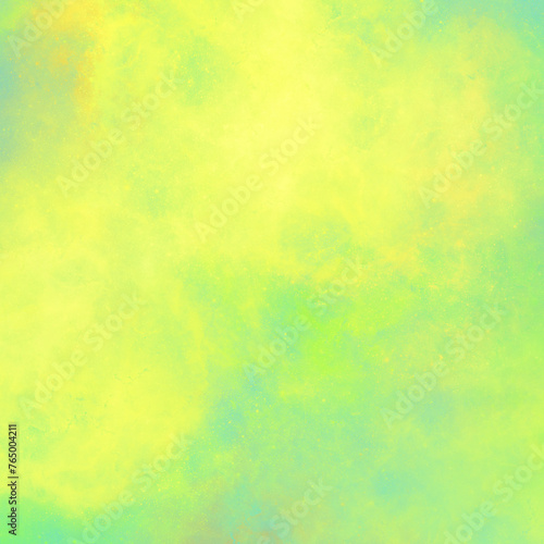 Fond nébuleux abstrait de jaunes et de verts photo