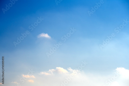 beautiful cloud on blue sky background