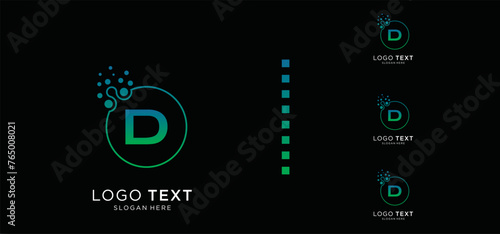 Letter D Logo. D Letter Design Vector