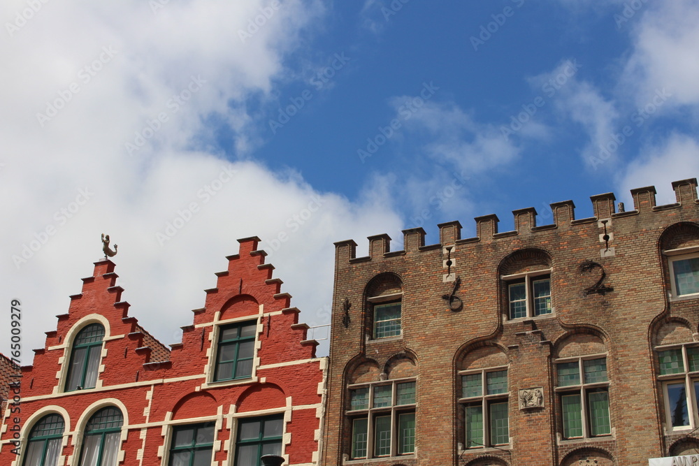 Charming Attic Facades in Bruges