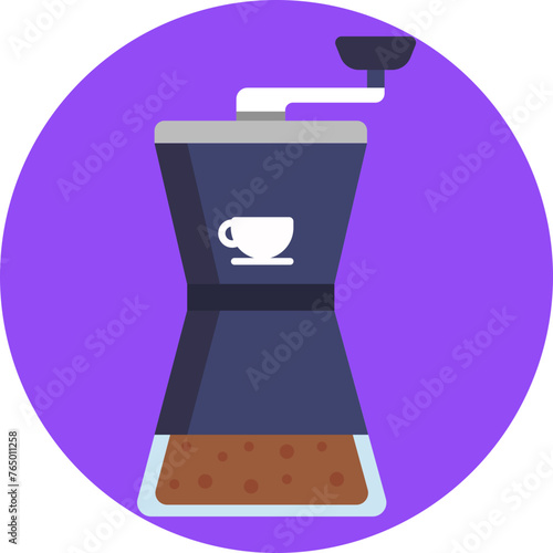 Awaken your senses with the Coffee Grinder icon, symbolizing the essence of freshly ground beans and the aroma of a perfect brew in your favorite coffee shop.